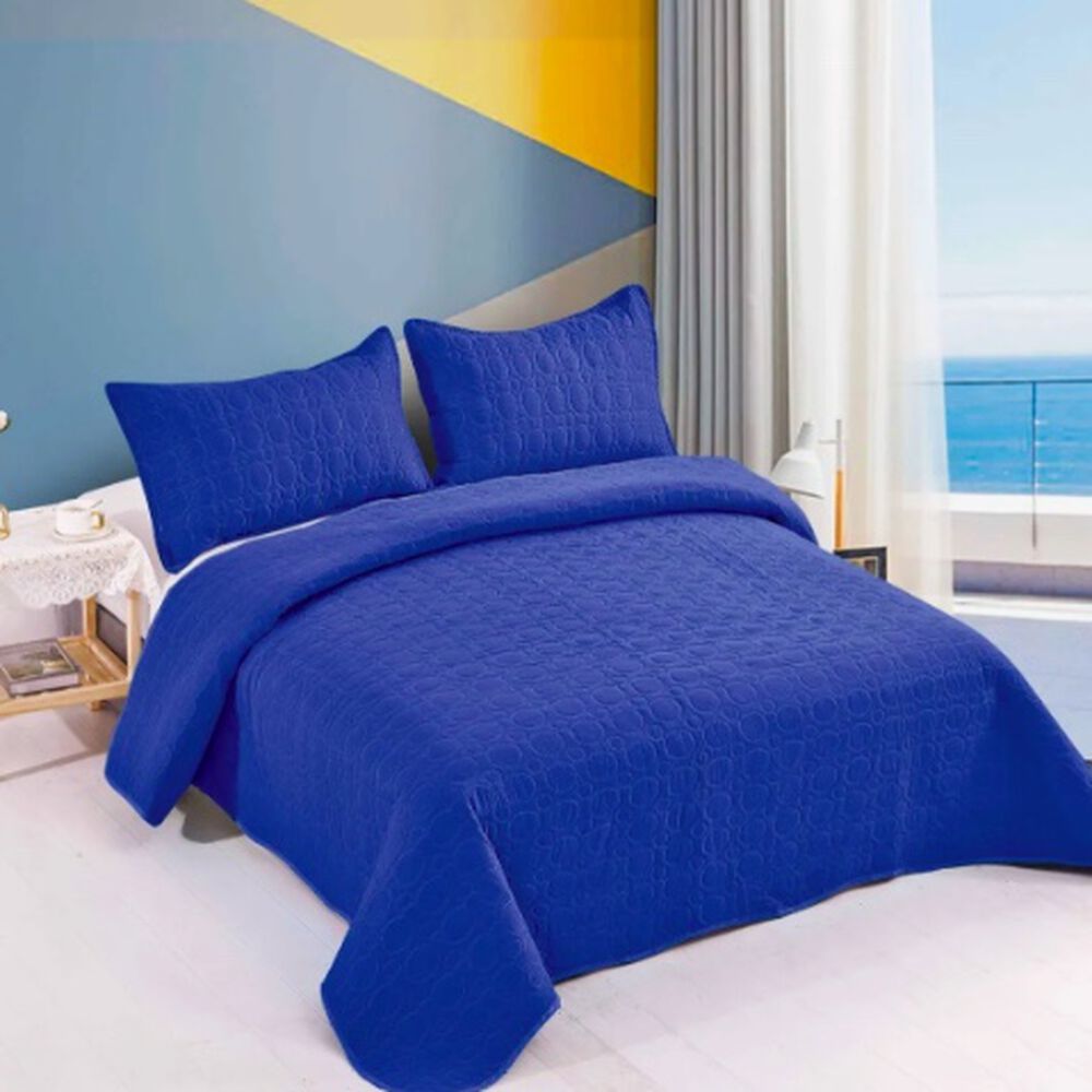 Cubrecama Quilt Cobertor King Azul image number 0.0