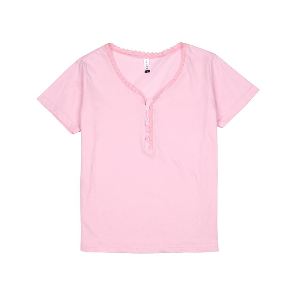 Pijama Manga Corta Mujer Lesage / 2 Piezas image number 1.0