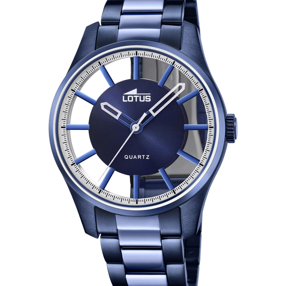 Reloj 18904/1 Lotus Azul Hombre Minimalist image number 0.0