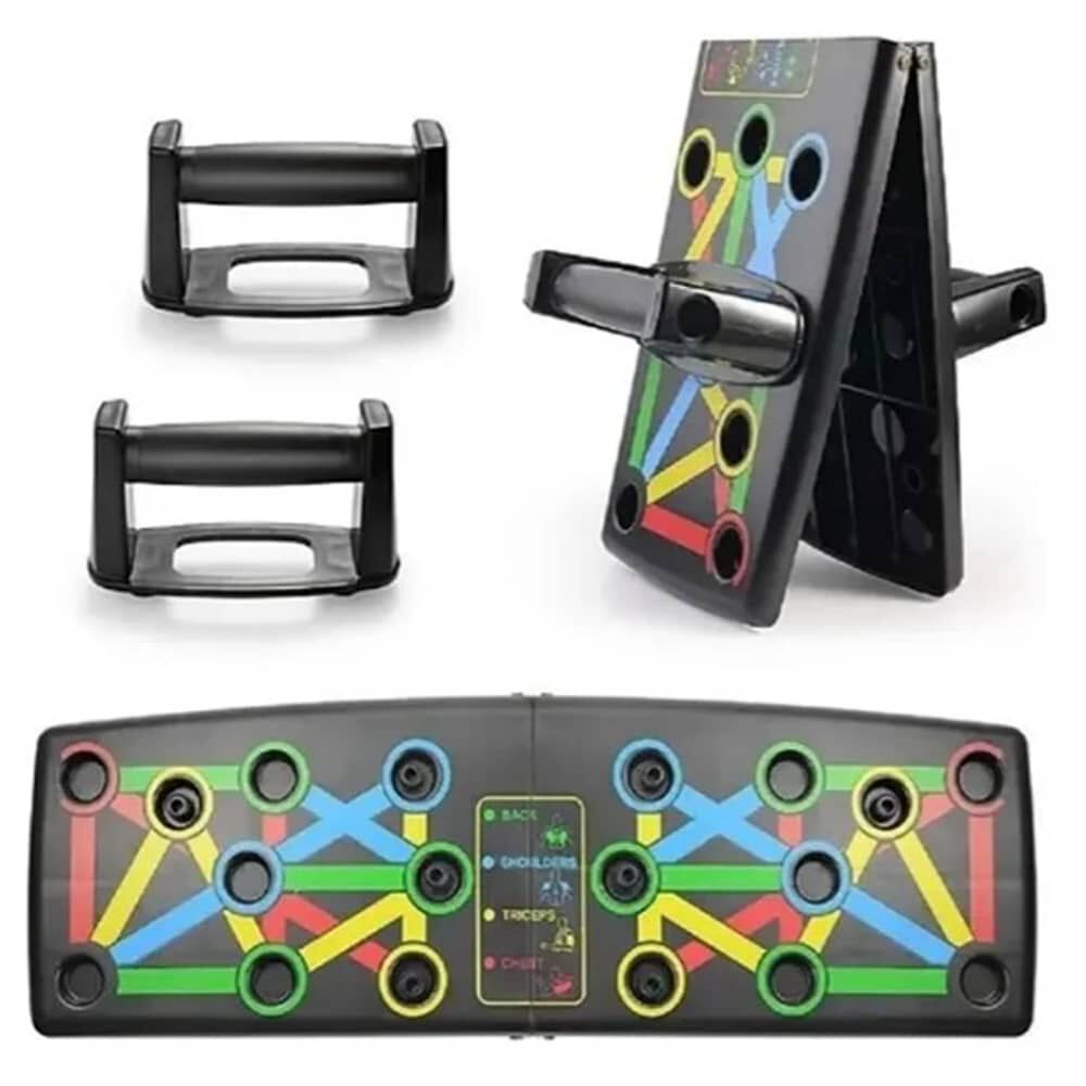 Tabla Para Flexiones Codificada Con Colores Ejercicios image number 2.0