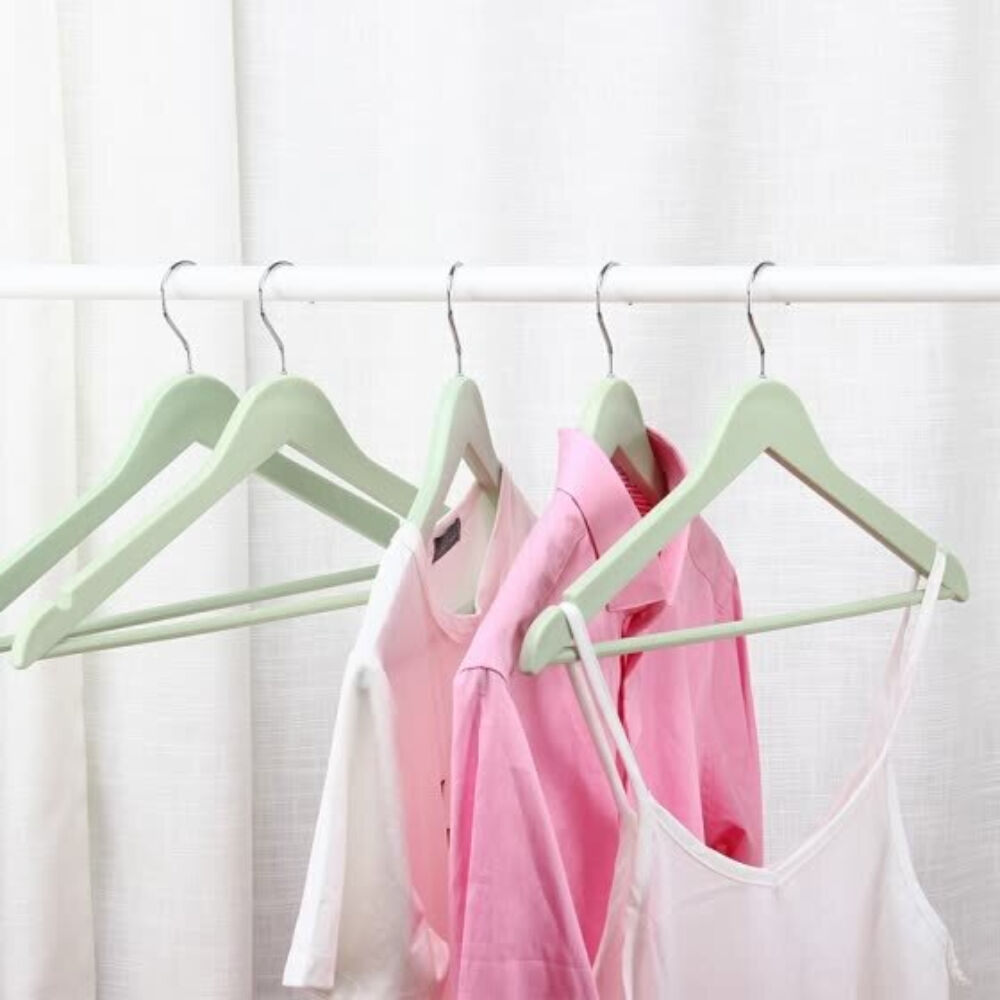 Ganchos Antideslizantes Para Ropa Color Pastel (30 Unidades) image number 5.0