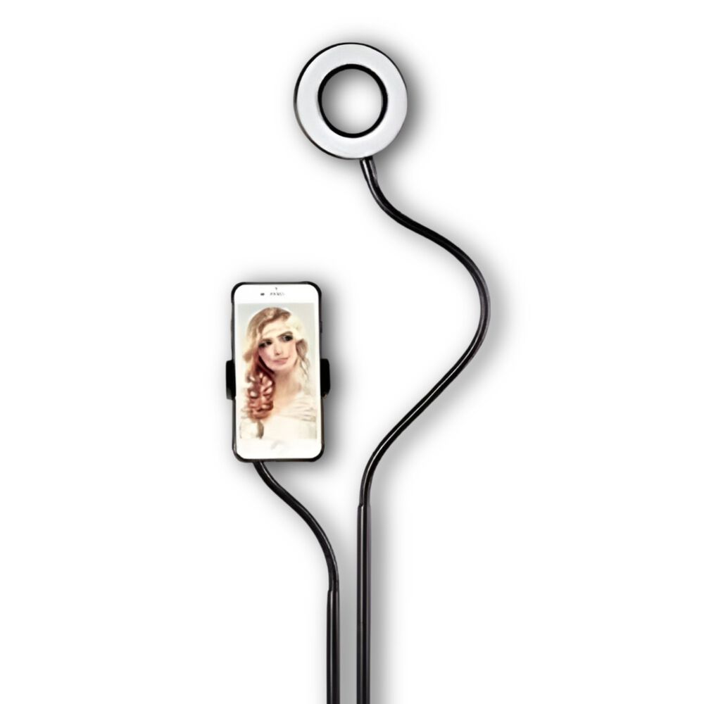 Aro De Luz Para Streaming Con Soporte Tipo Clip Sr134 Pro image number 1.0