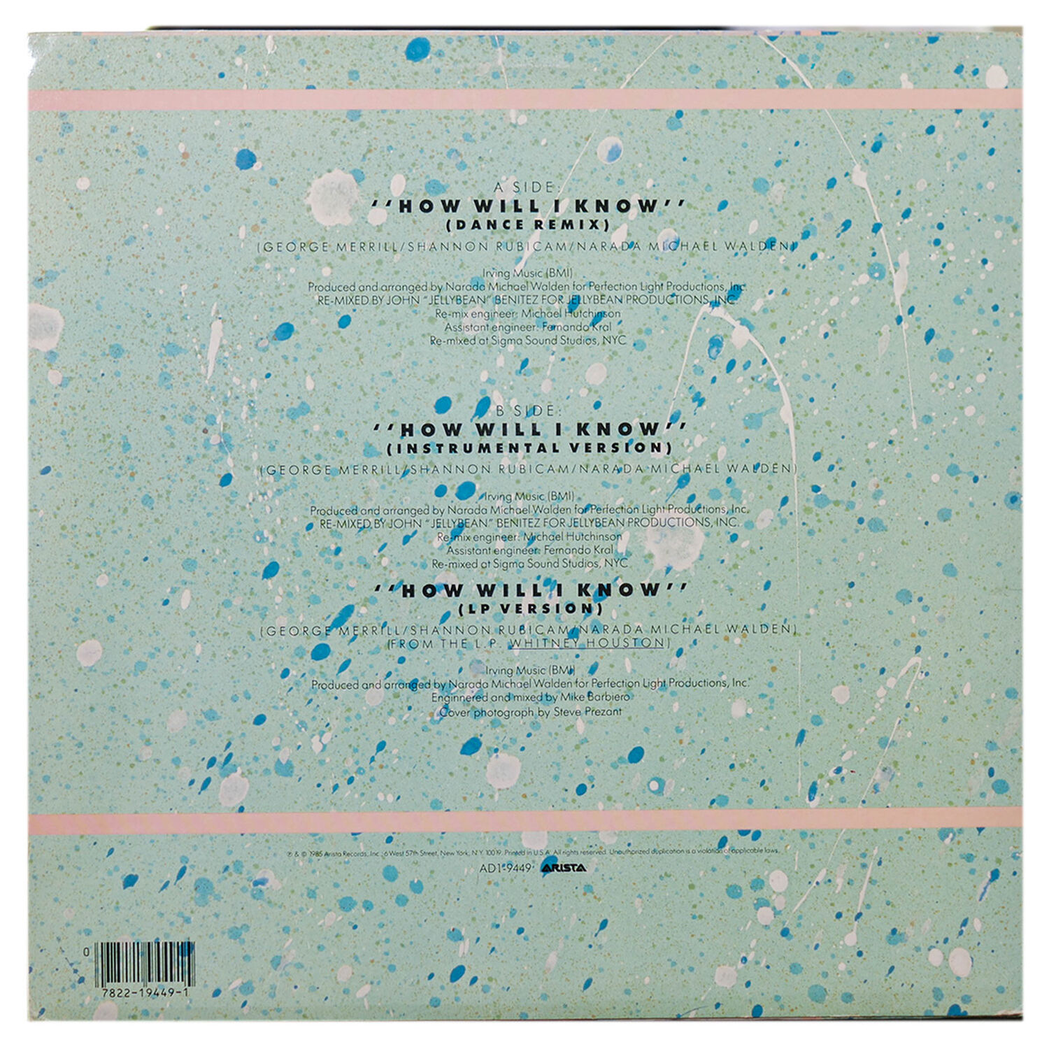 Whitney Houston - How Will I Know | 12" Maxi Single Usado image number 1.0