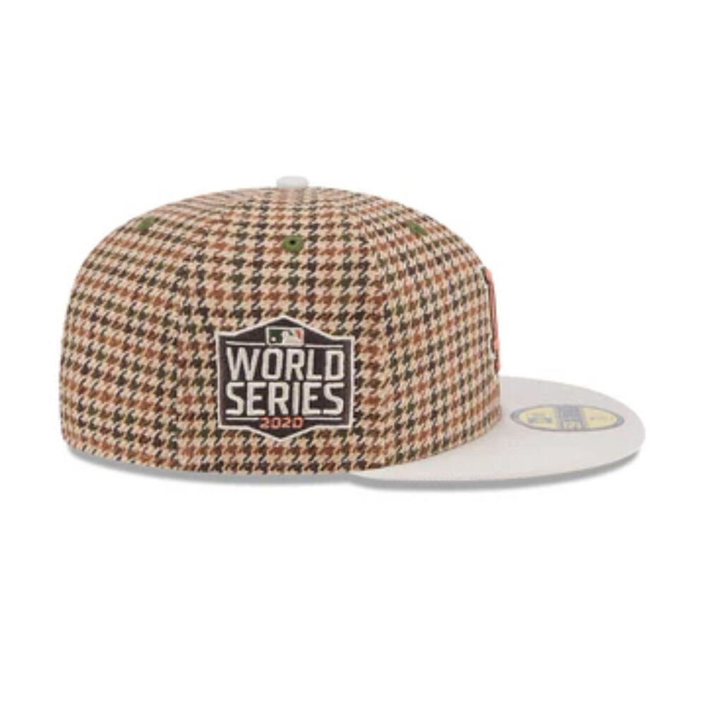 Gorra 59fifty Los Angeles Dodgers Mlb Houndstooh Open Brown image number 3.0