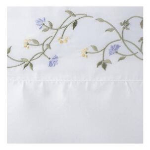 Sabana Andes Microfibra Bordada Verde 1.5 Plaza