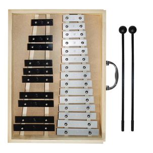 Metal&oacute;fono Crom&aacute;tico De 25 Aluminio All25ag