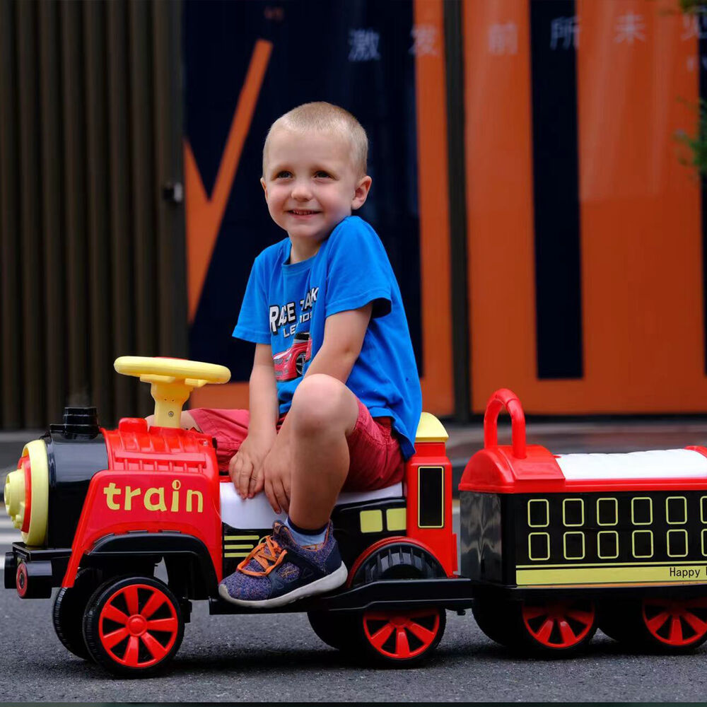 Tren A Batería Ferrocarril Rojo Bebesit image number 1.0