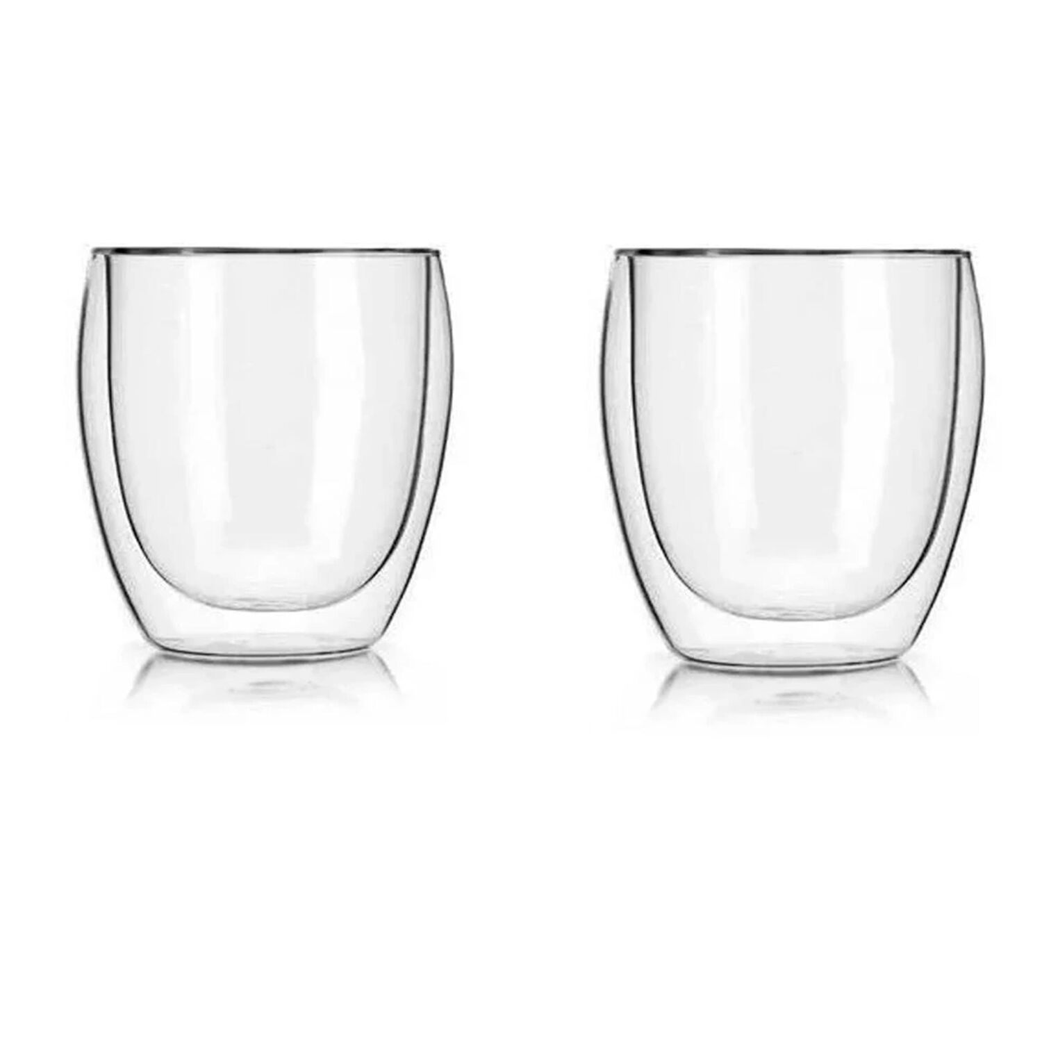 Set 2 Vasos De Caf&eacute; Vidrio Doble Pared 300 Ml image number 0.0