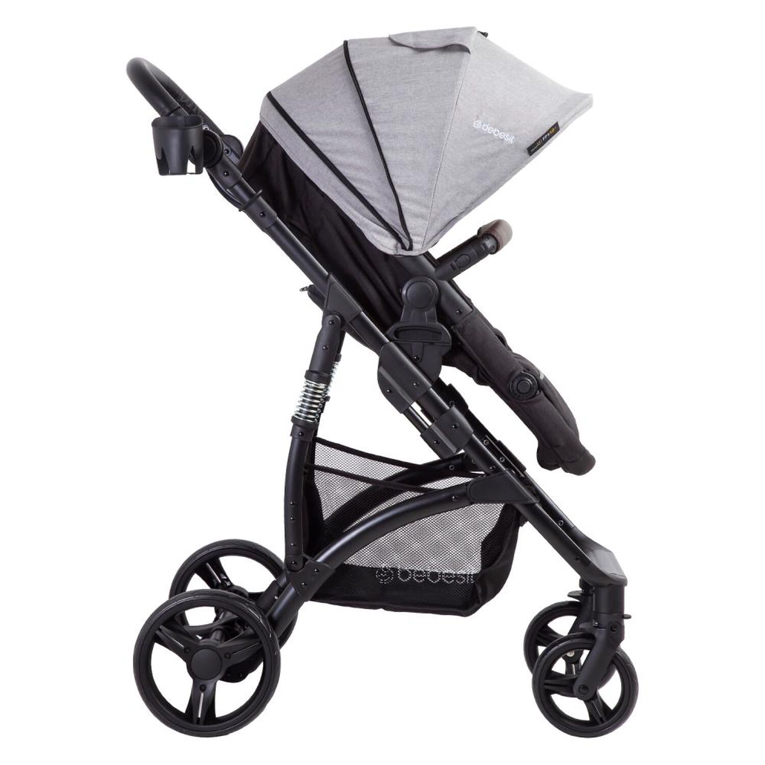 Coche Cuna Travel System Bebesit Explorer Lx Gris image number 4.0