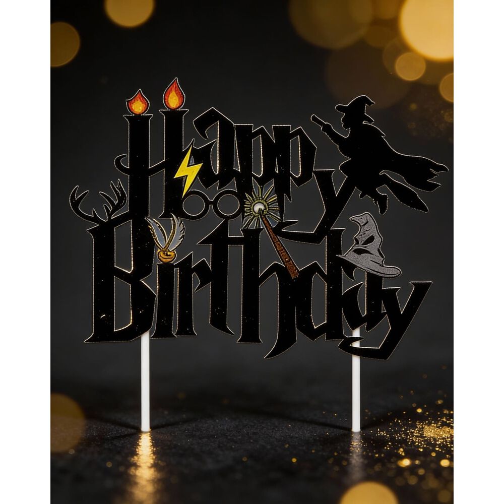 Pack Cumplea&ntilde;os Harry Potter Globos Toppers Cinta Y Mas image number 6.0