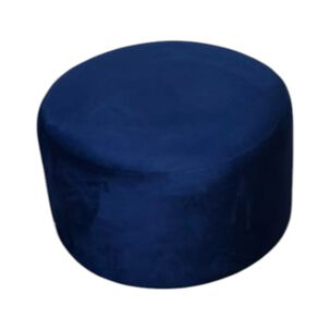 Pouf Grande Felpa Azul Marino