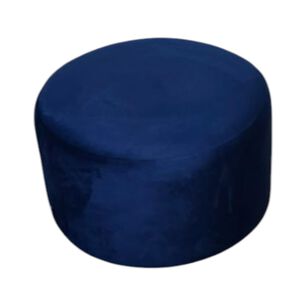 Pouf Grande Felpa Azul Marino