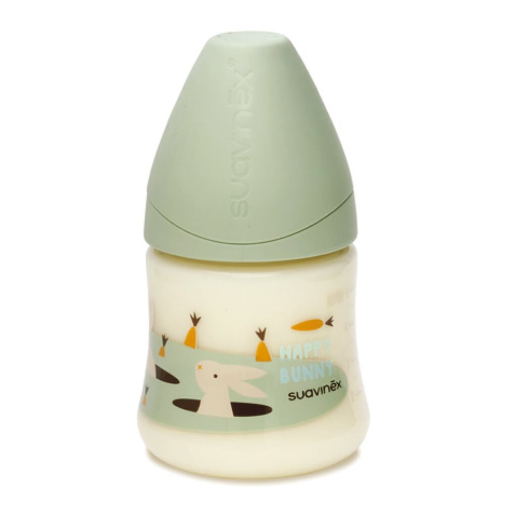Mamadera 150ml Latex Conejo Verde image number 0.0