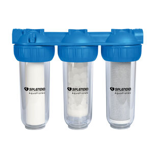 Filtro De Agua Triple Antisarro Sedimentos, Cloro Splendid