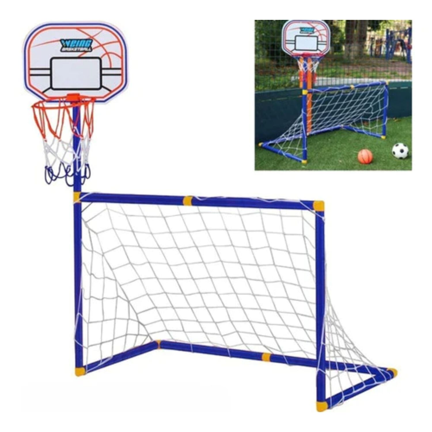 Mini Arco De F&uacute;tbol Y Basquetbol Juego 2 En 1 image number 3.0