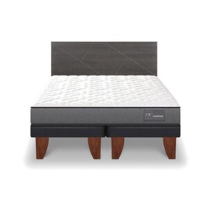 Cama Europea Cic Anatomic / 2 Plazas / Base Dividida + Respaldo