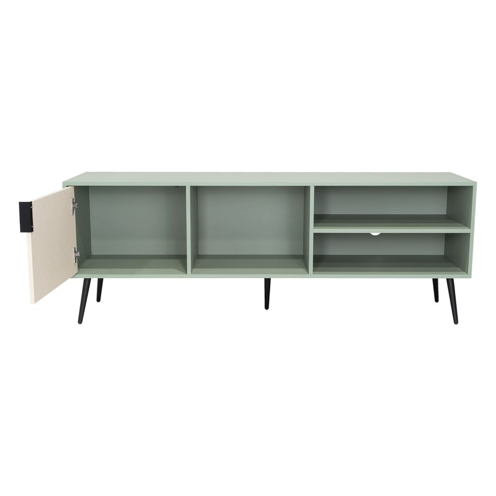 Rack Tv 65" Con 1 Puerta Abatible 58x160x40 Cm image number 2.0