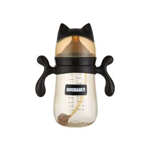 Vaso Entrenador Beb&eacute; Dise&ntilde;o Gatito 350ml Con Asas