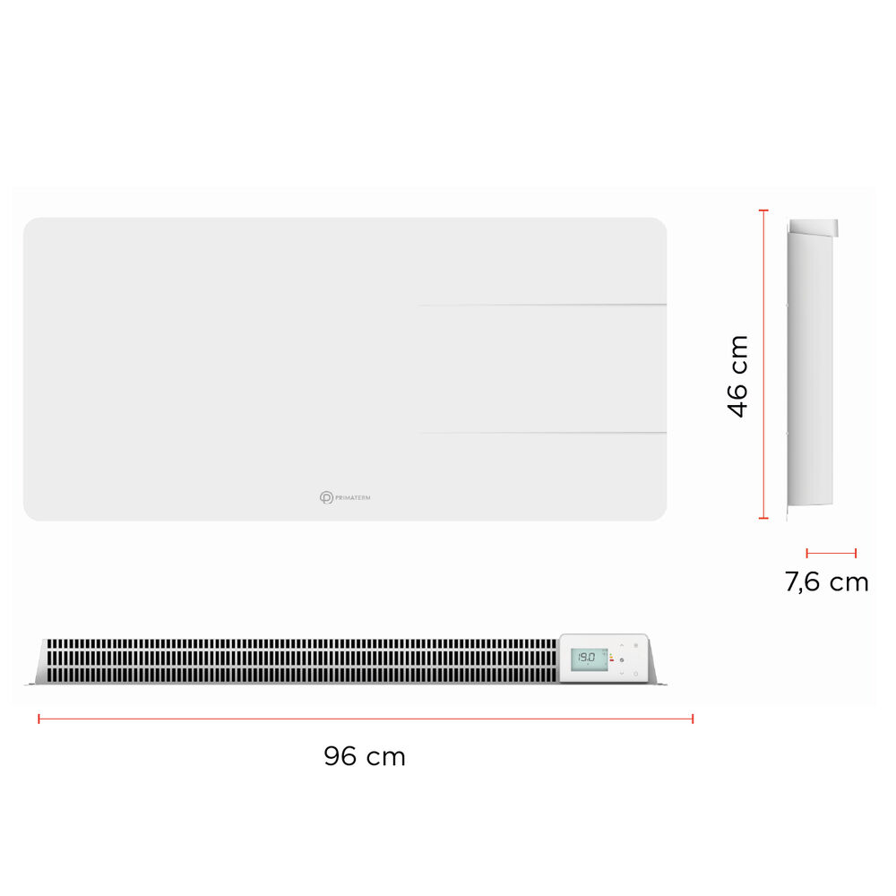 Estufa Radiador Calefactor &Oacute;nix Cer&aacute;mico Wifi Blanco 2000w Primaterm image number 3.0