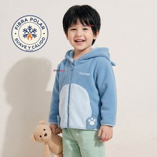 Poler&oacute;n Polar Con Capucha Invierno Beb&eacute; Ni&ntilde;o Arctic Bear