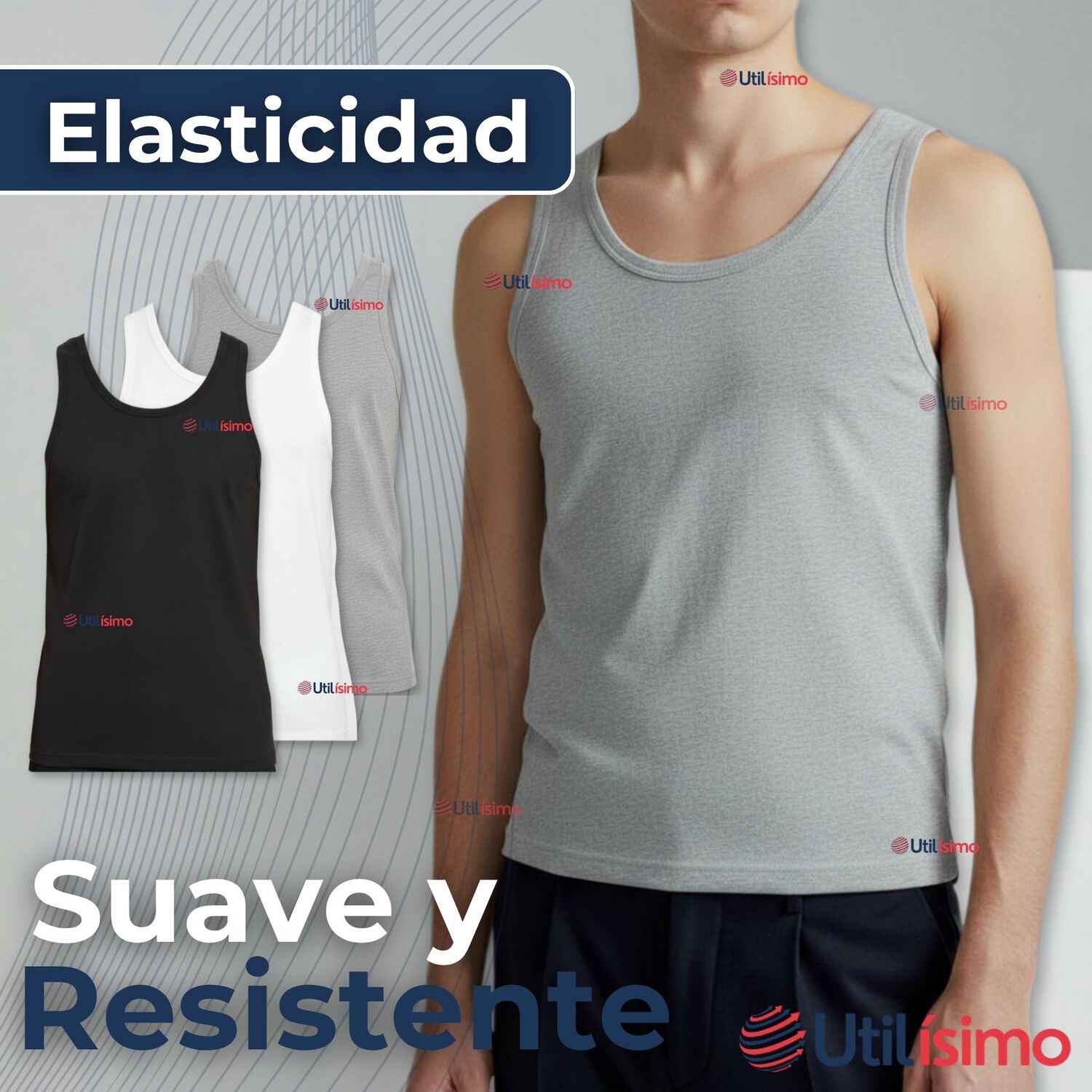 Camiseta Sin Manga B&aacute;sica Suave 100% Algod&oacute;n Colores Surtidos Ni&ntilde;o image number 6.0