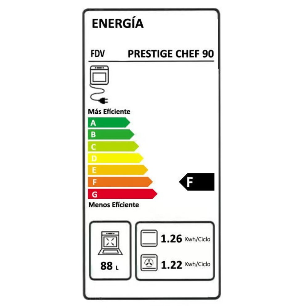 Horno Electrico Fdv Deluxe Prestige Chef 90 image number 6.0