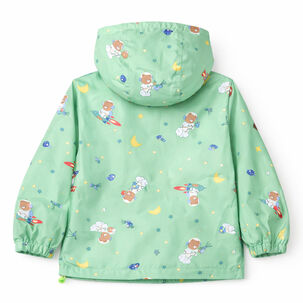 Chaqueta Ni&ntilde;o Impermeable Con Capucha Cortaviento Infantil