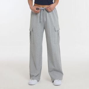 Pantalón De Buzo Tiro Medio Cargo Mujer Freedom