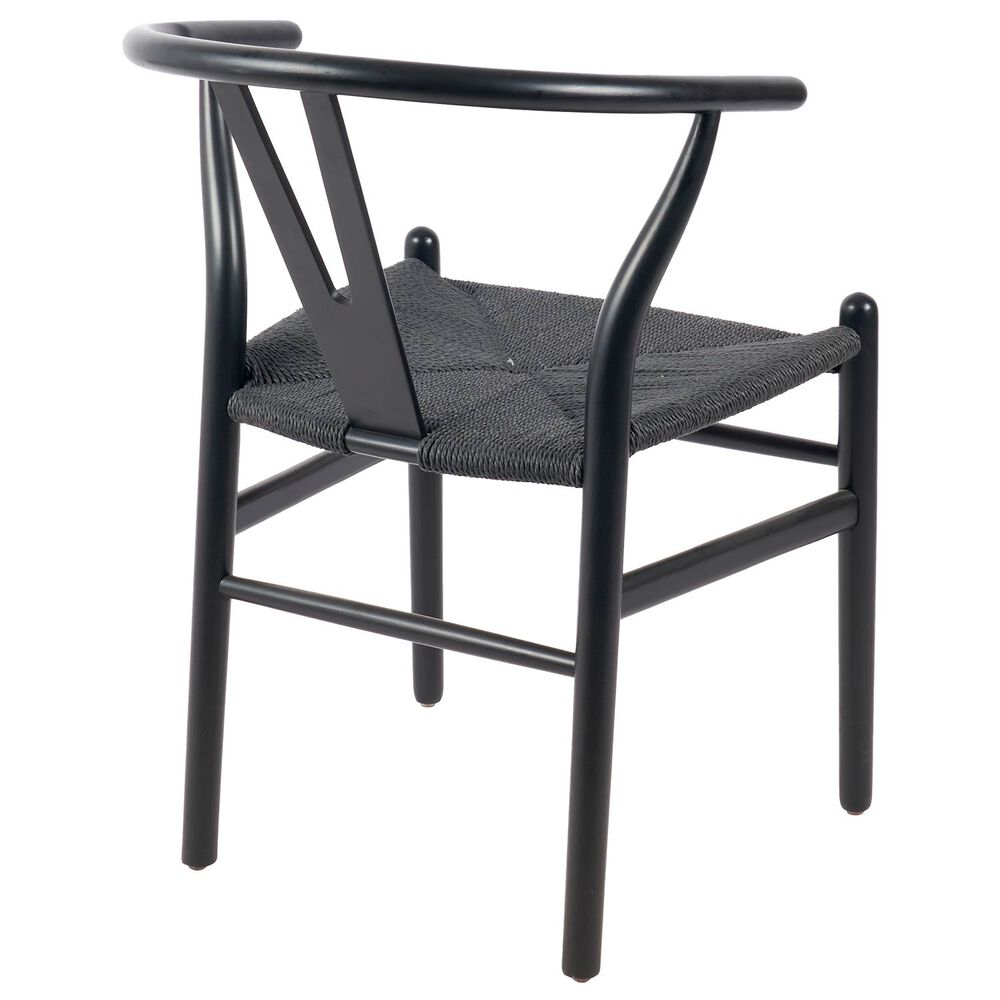 Pack 2 Sillas Comedor Novahus Wishbone Negra image number 6.0