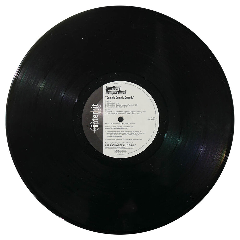 Engelbert Humperdinck - Quando Quando Quando | 12" Maxi Single Usado image number 2.0