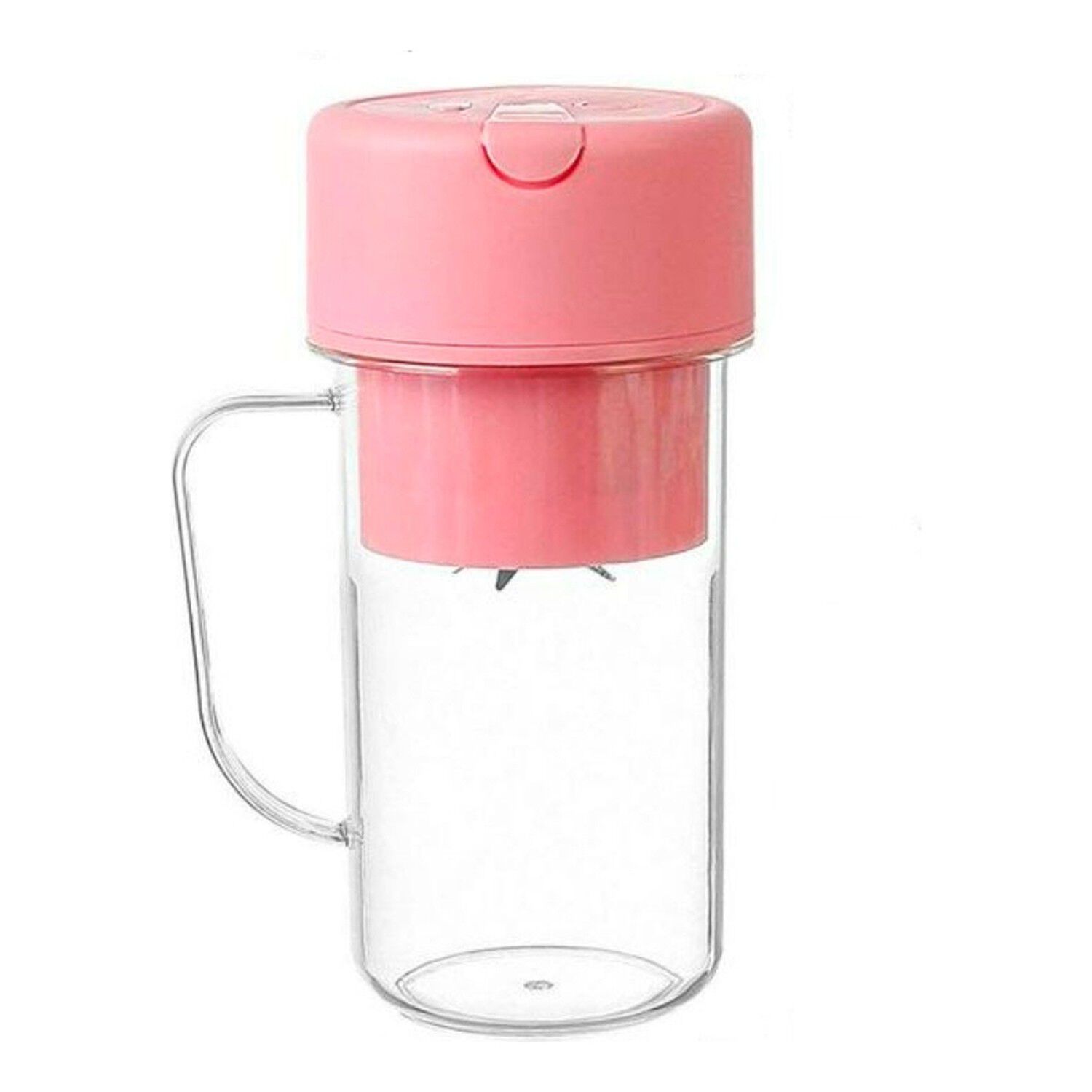 Licuadora Port&aacute;til Mini Rosa 420ml Juguera Exprimidora image number 0.0