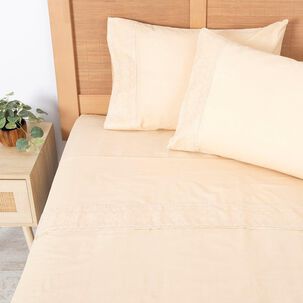 Sabana Broderie Geo 2 P Nude