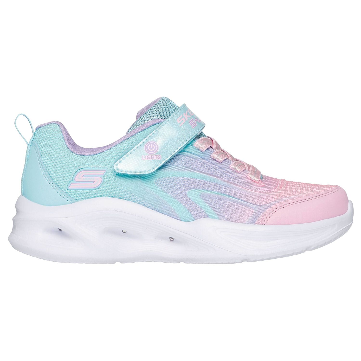 Zapatilla Skechers Skechers Sola Glow Ni&ntilde;a Rosado image number 1.0