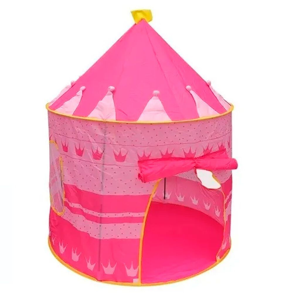 Carpa Tienda Juegos Castillo Para Ni&ntilde;os Rosa image number 0.0