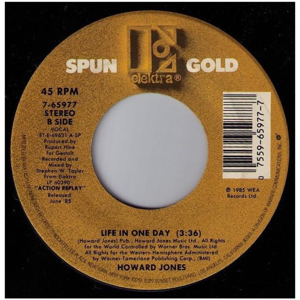 Howard Jones - No One Is To Blame | 7" Single Vinilo Usado image number 1.0