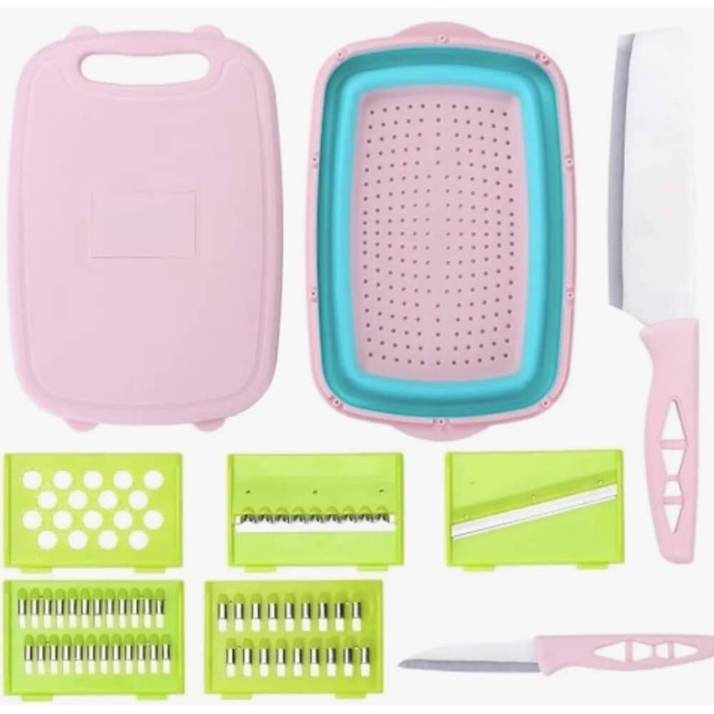 Cortador De Verduras Con Cesta Drenaje Manual Multifuncional image number 3.0