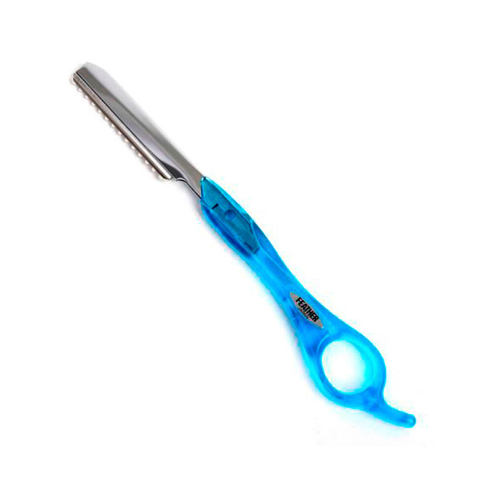 Navaja Profesional Aqua Azul Feather image number 0.0