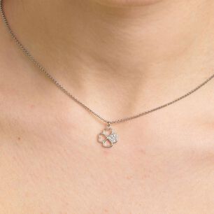 Collar Brosway Bhkn091 Plateado Mujer