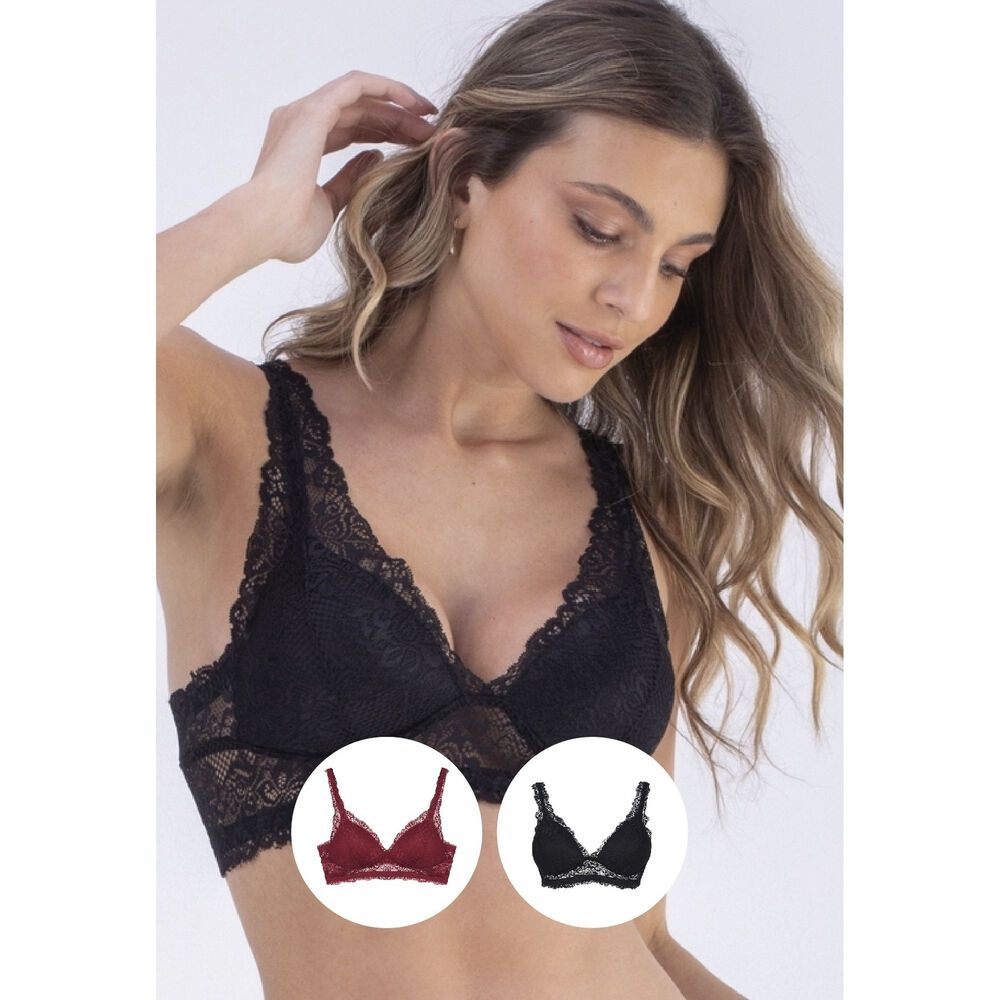 Pack Bralette Encaje 2rios image number 0.0