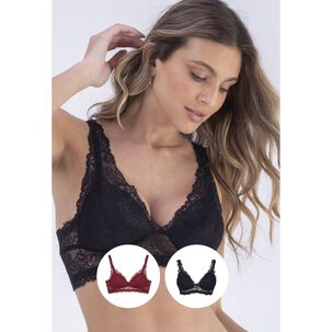 Pack Bralette Encaje 2rios