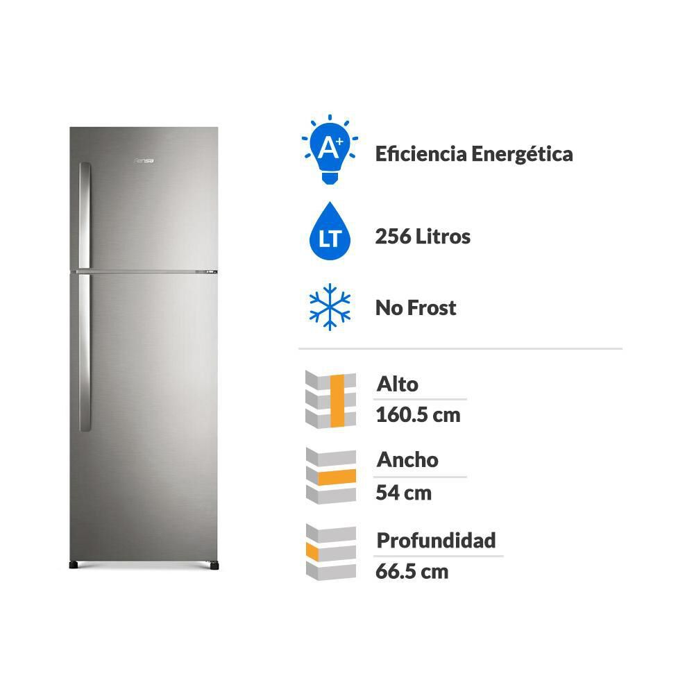 Refrigerador Top Freezer Fensa Advantage 5200 / No Frost / 256 Litros / A+ image number 1.0
