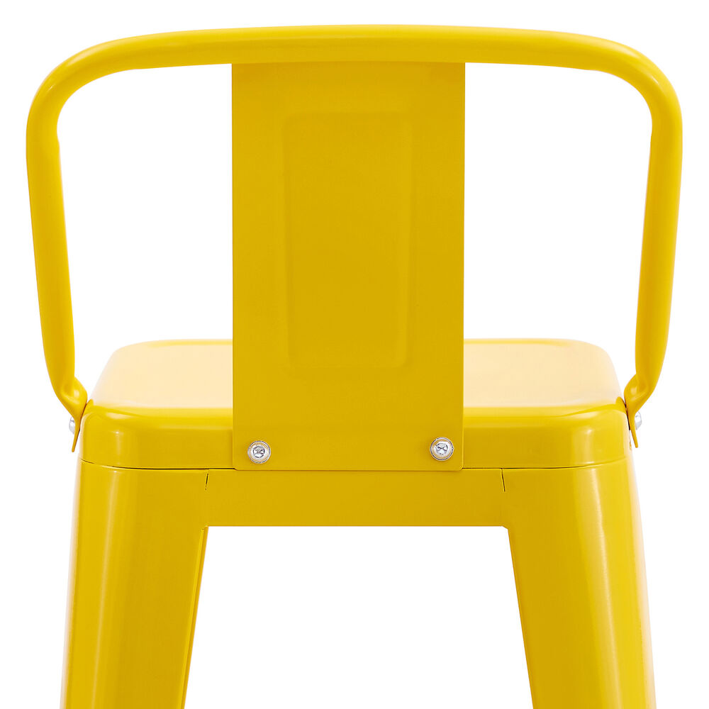 Pack De 4 Silla Alta Metal Amarillo image number 5.0
