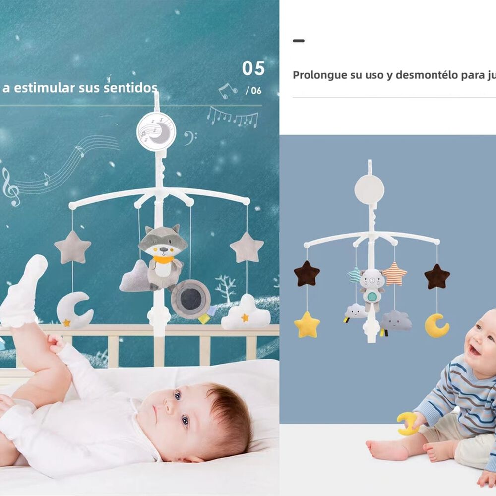 Móvil Musical 360 Con Caja Lubabycas Osito image number 6.0