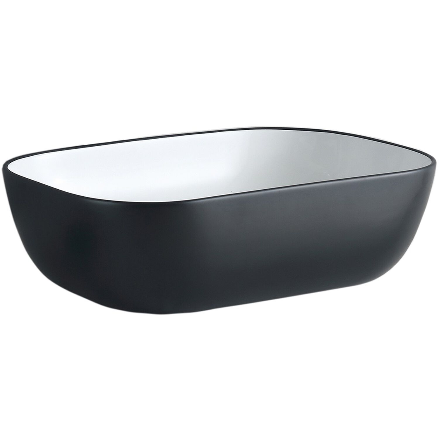 Lavamanos Sobreponer Domsa Slc895 Black Or White 47x33x14 Cm image number 1.0
