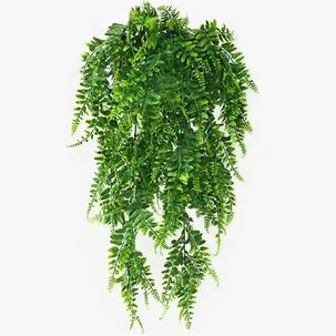 Helecho Fino Colgante Flor Artificial Vara Frondosa