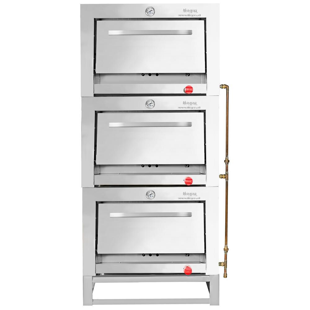 Horno Semi Industrial Ticgas 3 C&aacute;maras 65 X 65/gas Natural/450 Litros image number 0.0