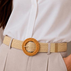Cintur&oacute;n Mujer Anny Beige Carven