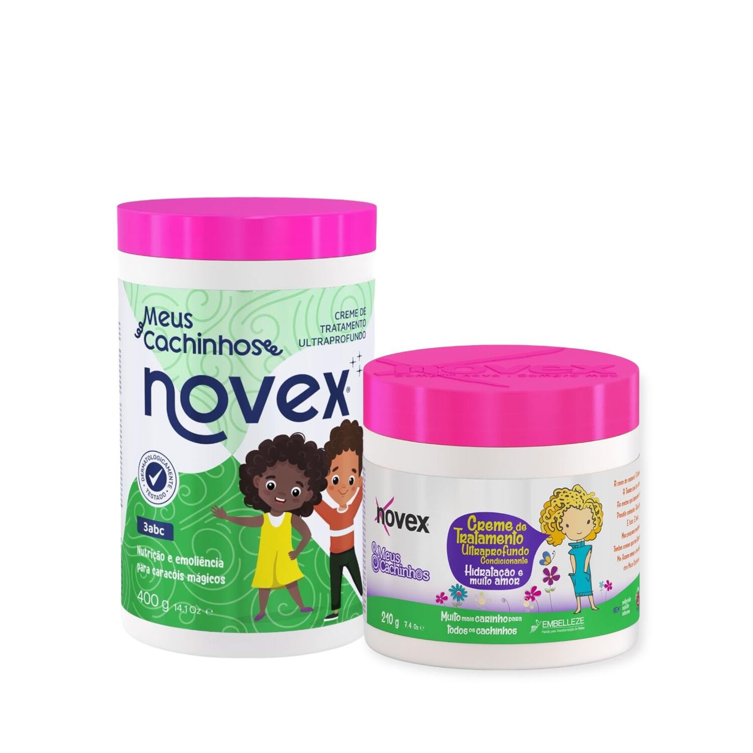 Crema Tratamiento Meus Cachinos 400g Novex image number 2.0