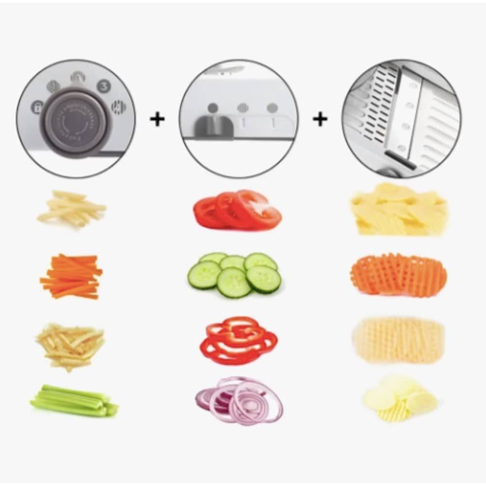 Mandolina Rebanador De Verduras Rallador De Vegetales image number 3.0