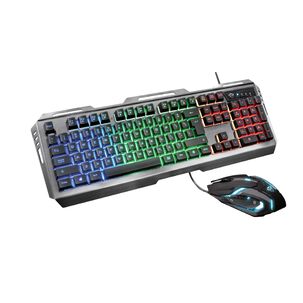Combo Teclado Y Mouse Gamer Trust Tural Gxt845